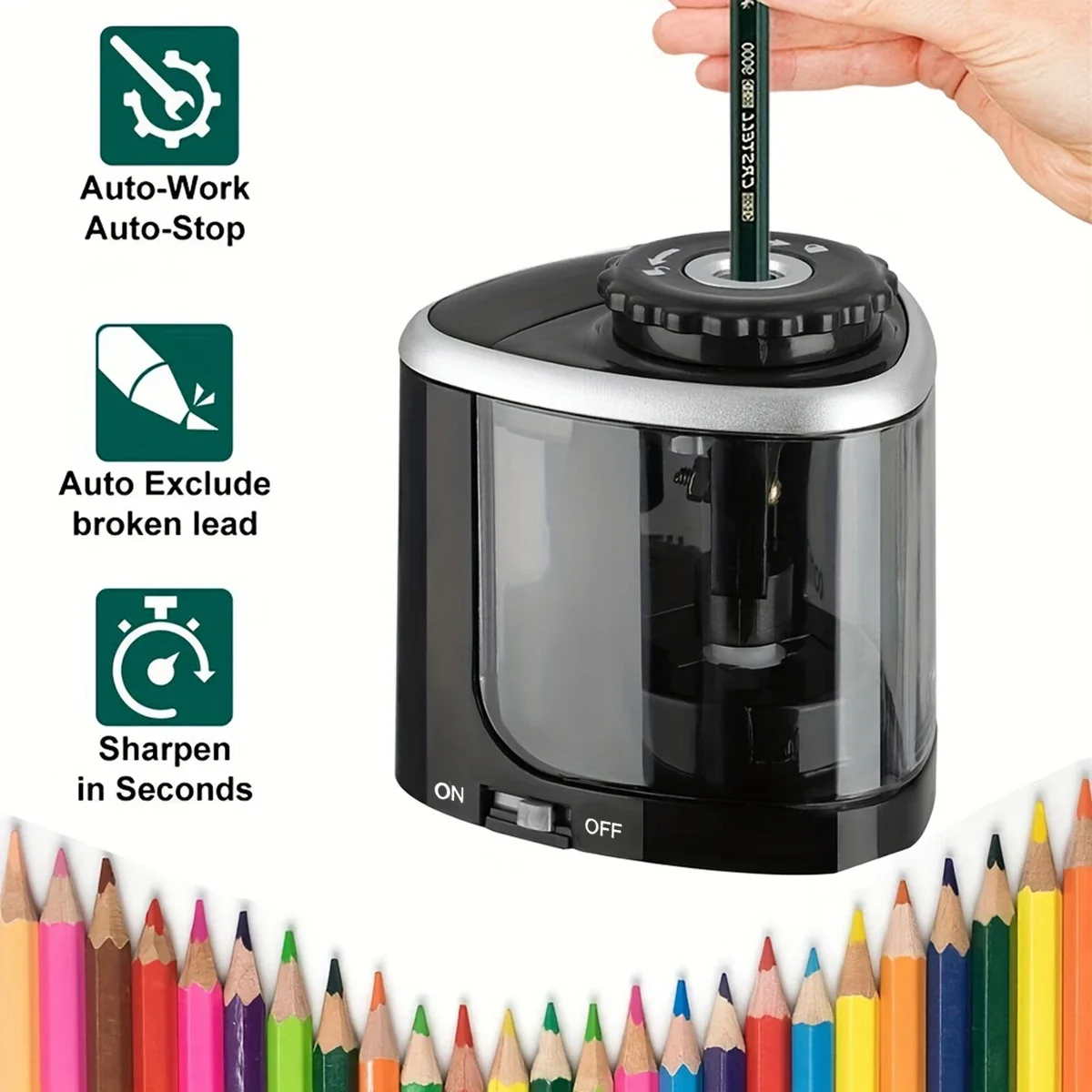 Electric Pencil Sharpener Usb - 전기 샤프너 어셈블리 데스크탑 자동 연필