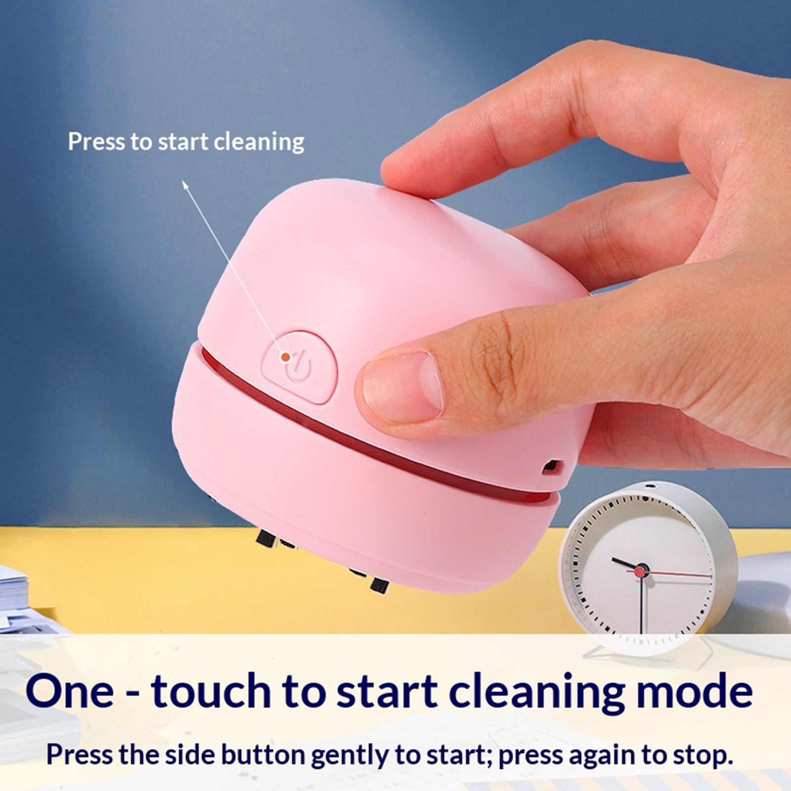 무선 휴대용 미니 데스크탑 진공 청소기, USB 충전식 - Mini Desktop Vacuum Cleaner For Eraser Dust 리뷰 및 가격