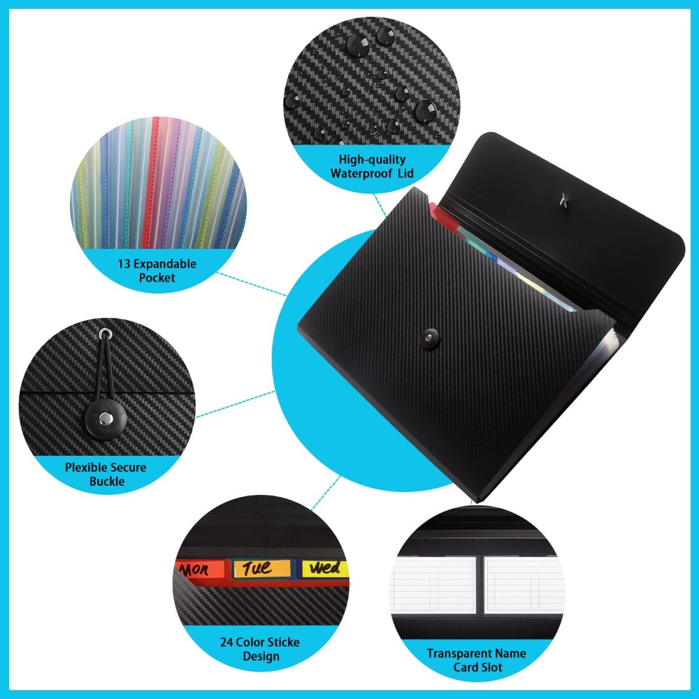 13포켓 확장 파일 폴더 정리함, 폴리프로필렌 소재,  - Expandable Accordion File Folder 13 Pockets 리뷰 및 가격